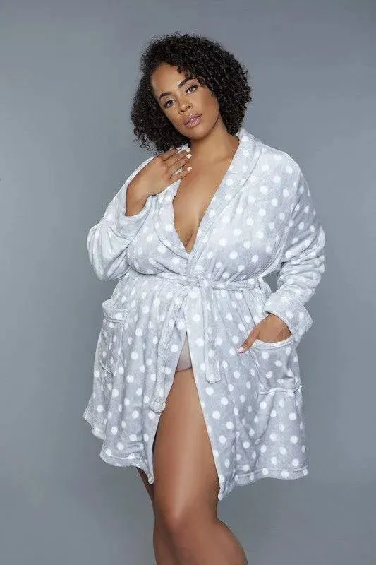 Polka Dot Kaylee Cozy Wrap Robe