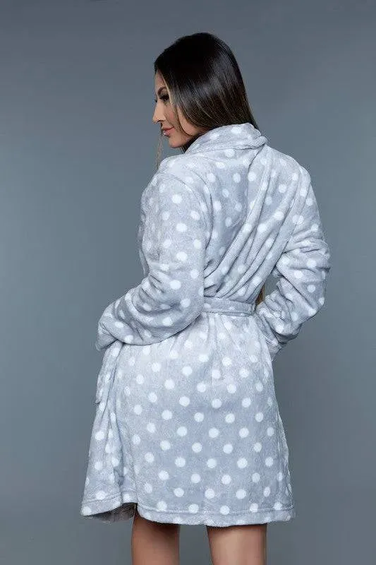 Polka Dot Kaylee Cozy Wrap Robe