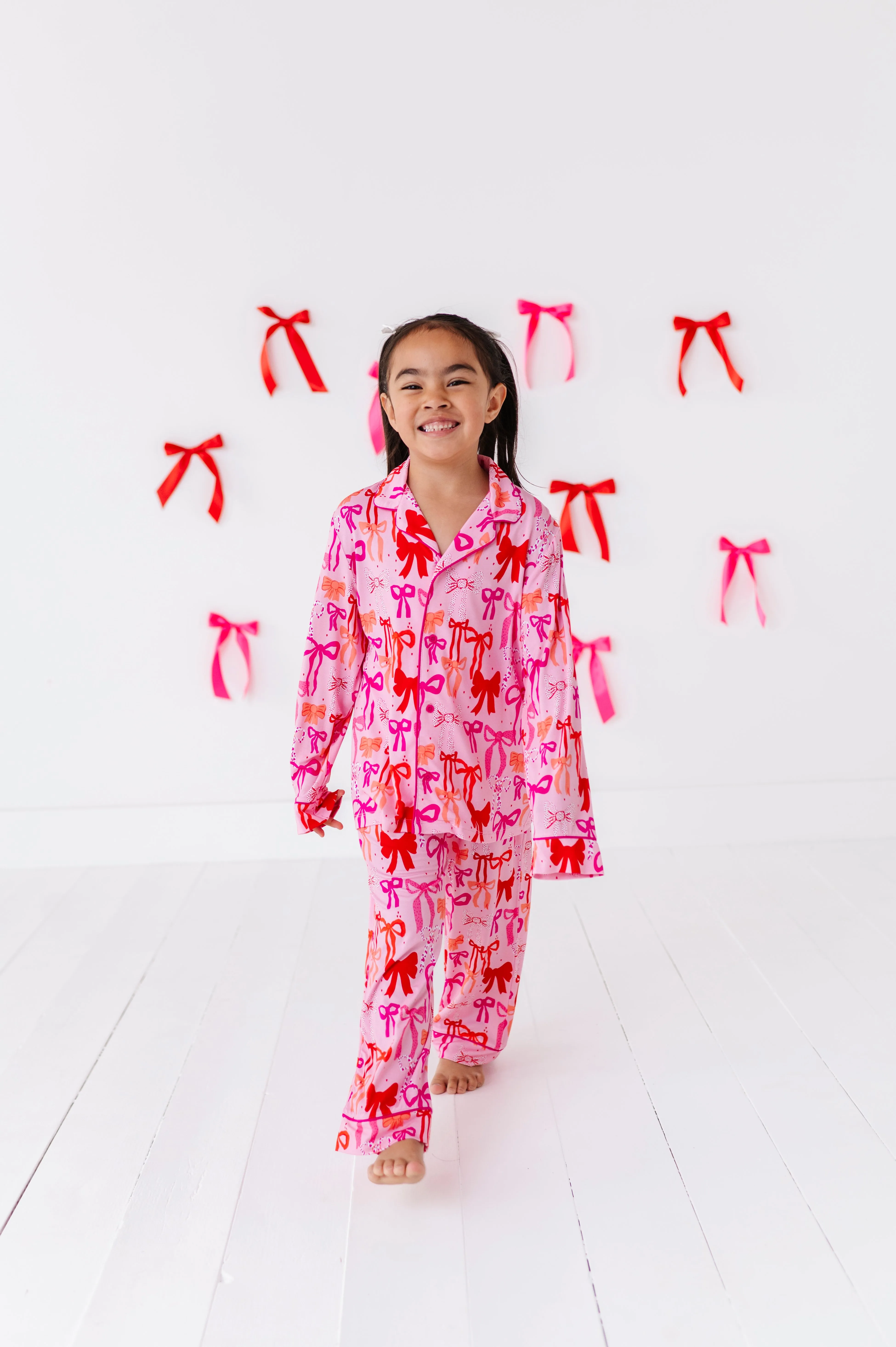 Pretty in Bows Button-Down Kids Set
