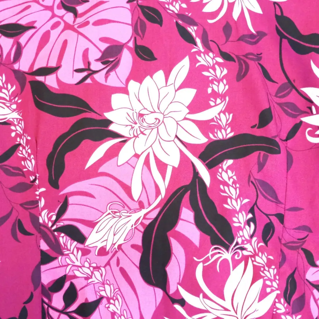 Punahou Purple Lady's Hawaiian Cotton Blouse