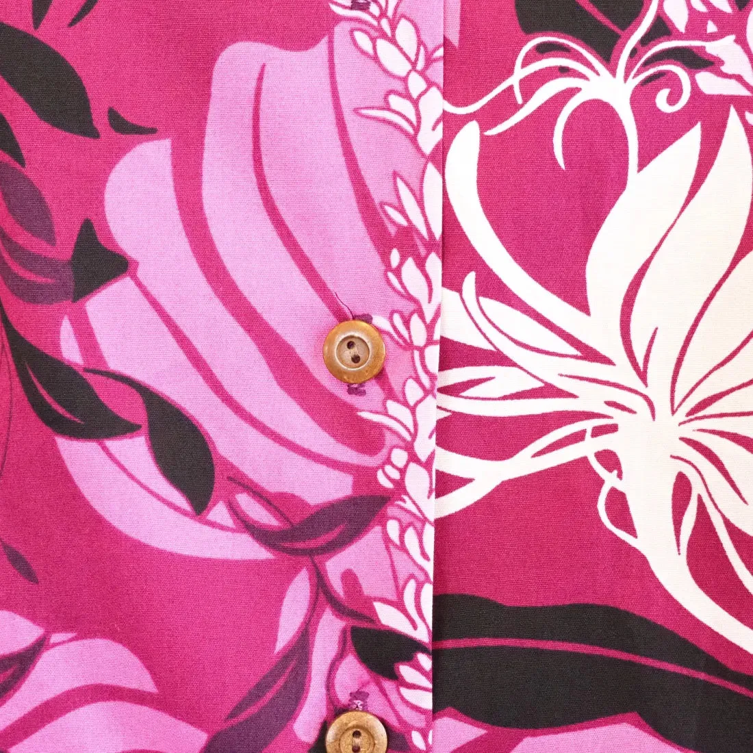 Punahou Purple Lady's Hawaiian Cotton Blouse