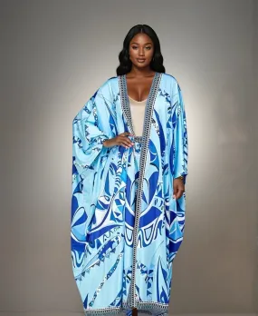 Santorini Oversize Kimono with Shorts