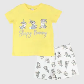 Sleepy Bunny Short-Sleeved Pajama