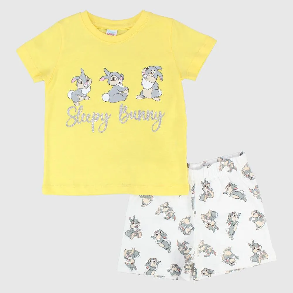 Sleepy Bunny Short-Sleeved Pajama