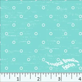 Standard Weave Dots Print Poly Cotton Fabric 6087