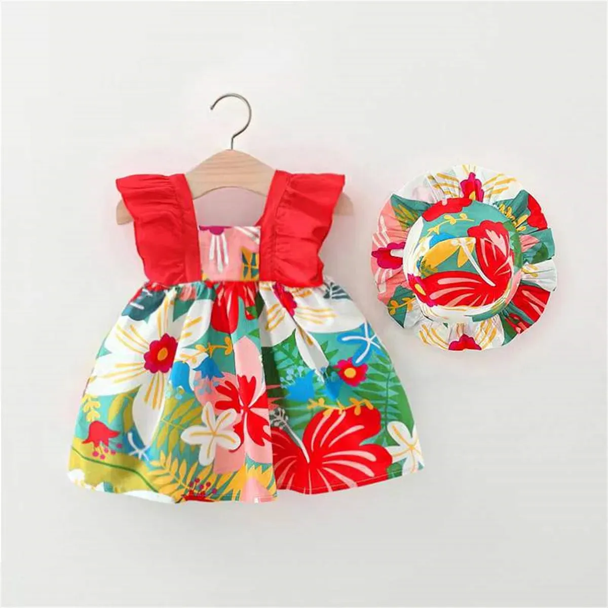 Tropical Dress  Hat