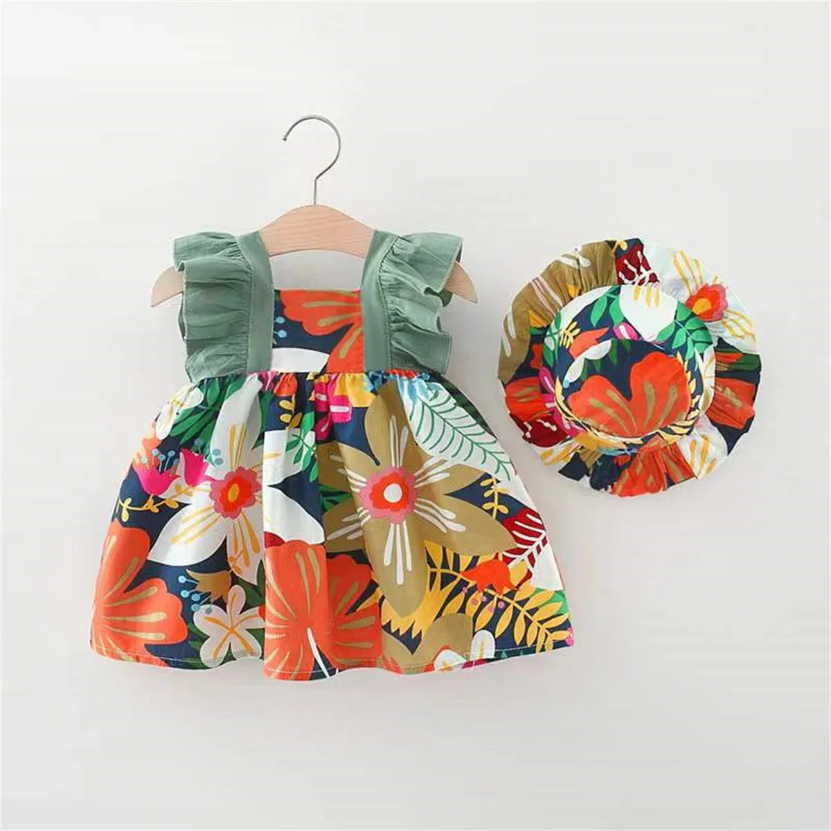 Tropical Dress  Hat