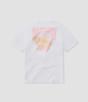 Tropical Sunset Tee SS - Bright White