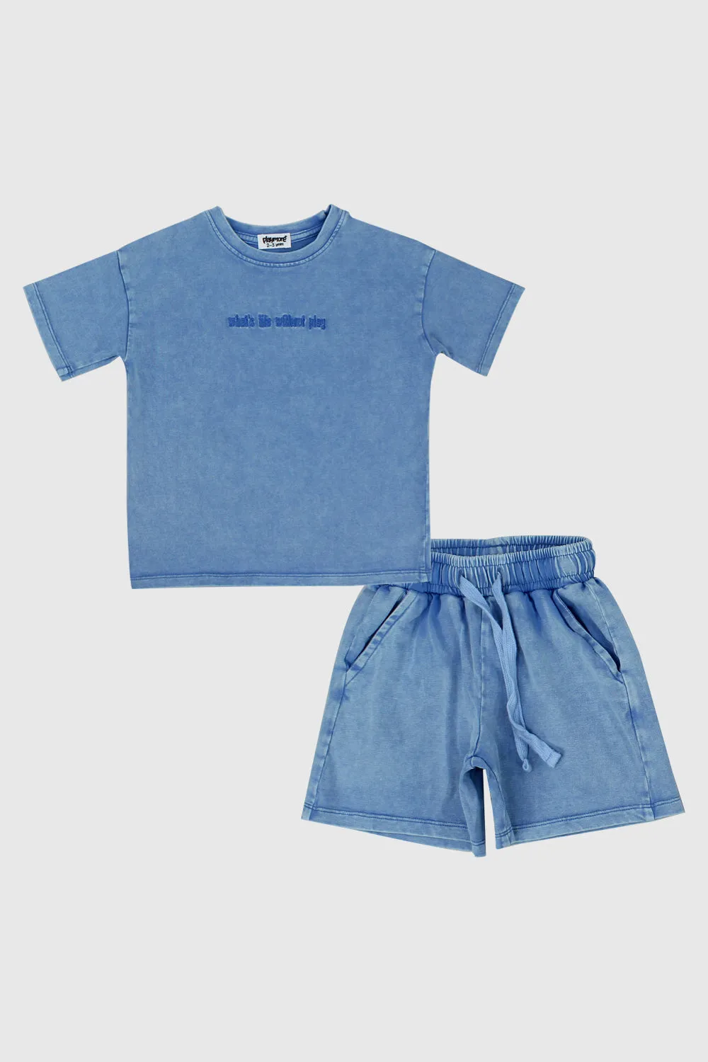 Unisex Blue Outfit Set