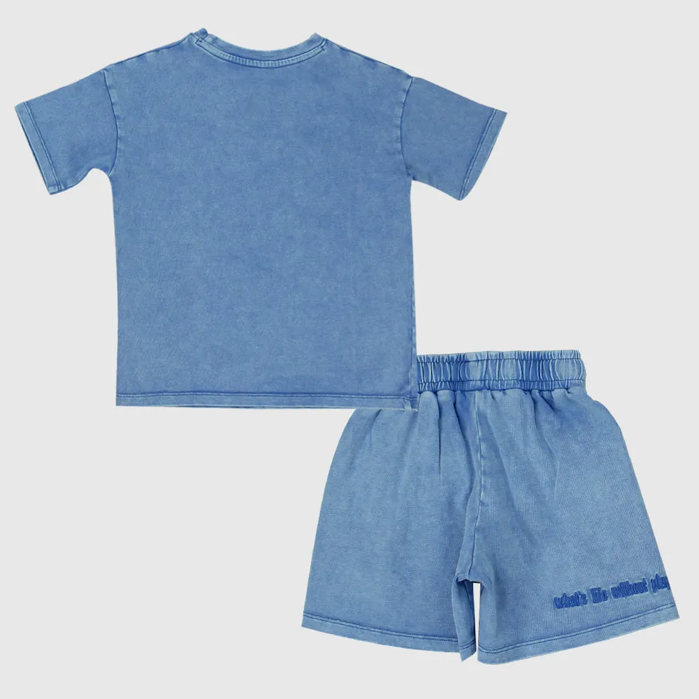 Unisex Blue Outfit Set