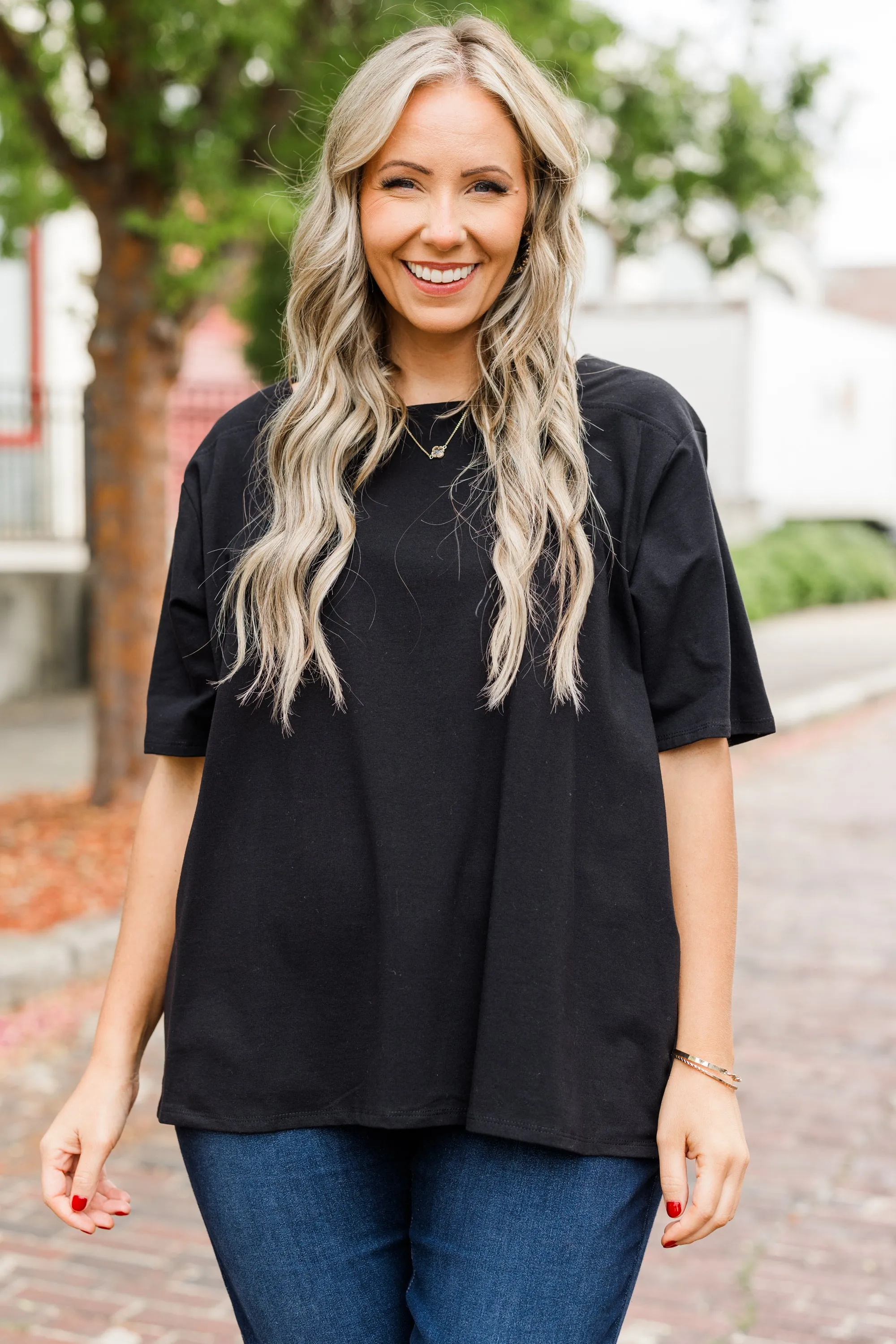 Vivid Imagination Top, Black