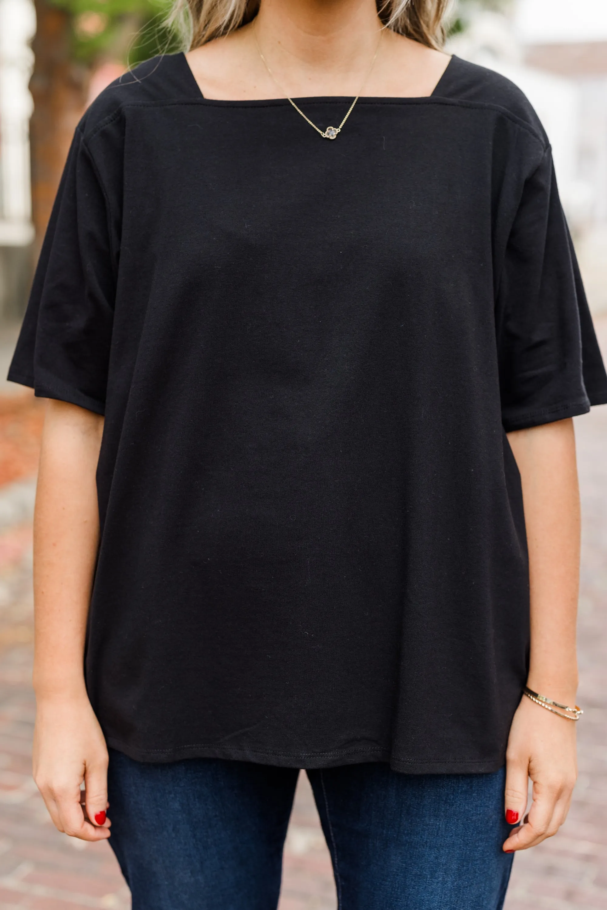 Vivid Imagination Top, Black
