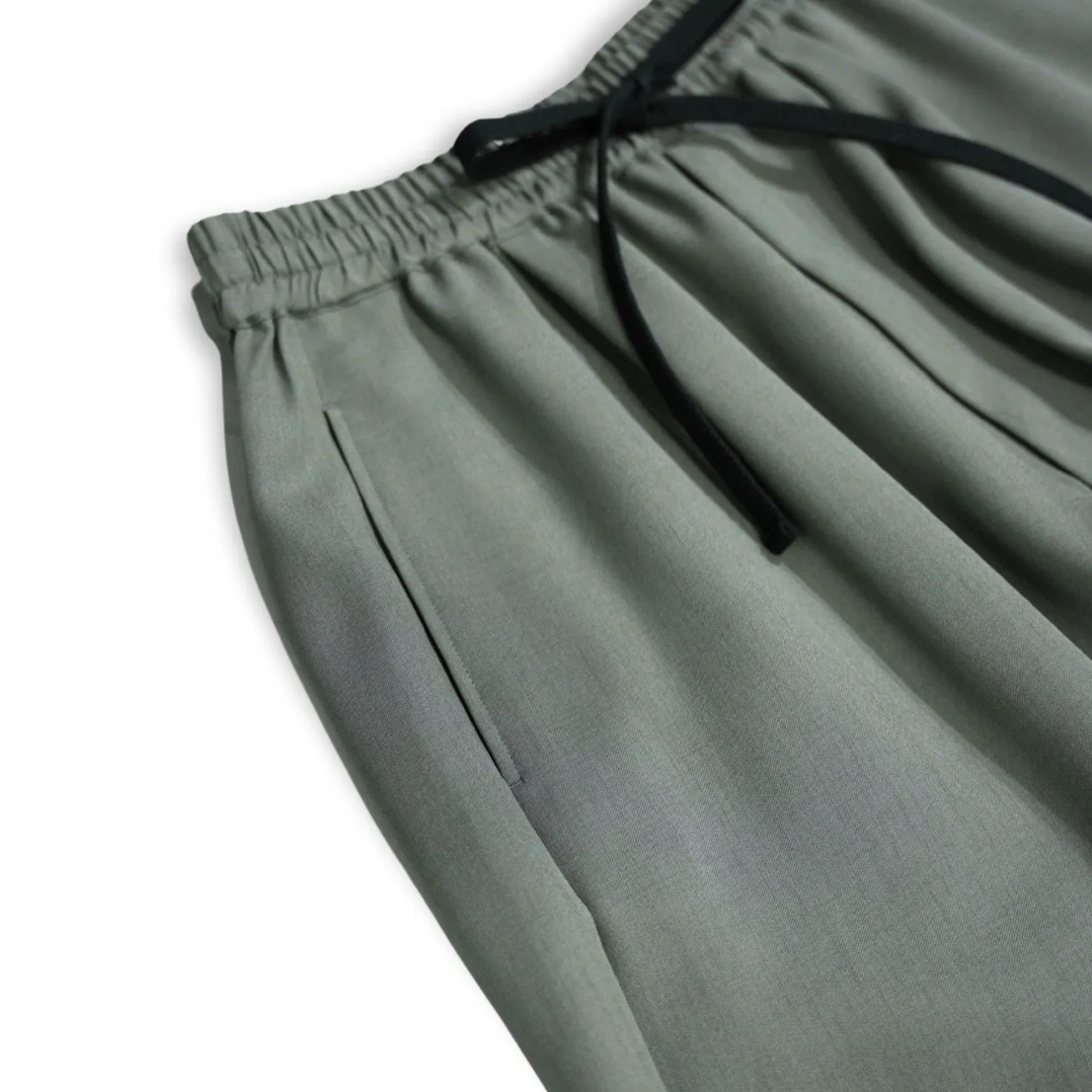 WM07-PT251074 CU/TRIXION 2WAY DOUBLE CLOTH WIDE EASY PANTS