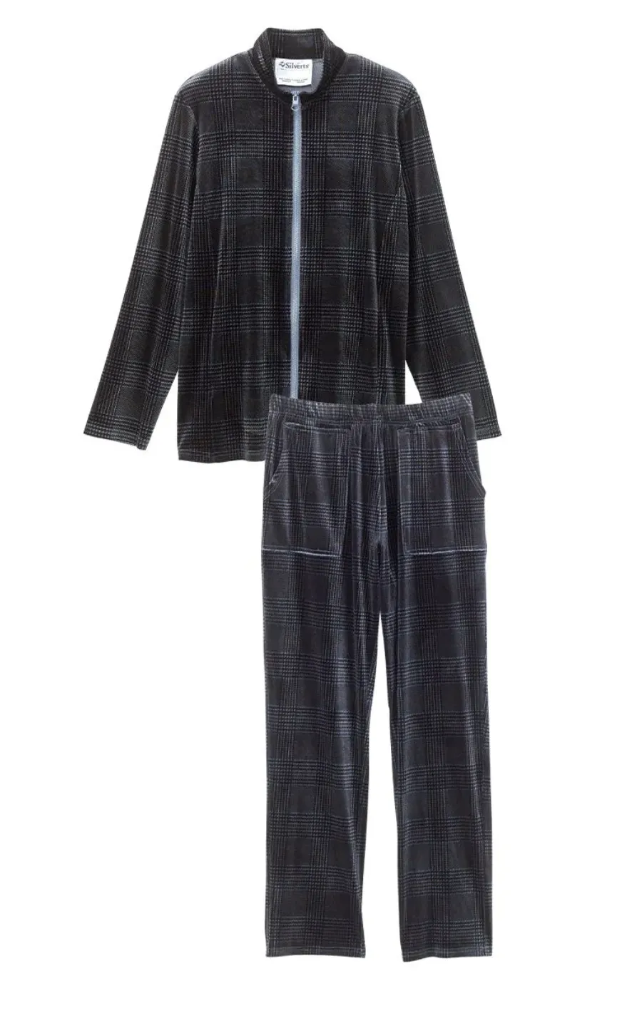 Women's Adaptivewear Velour Tracksuit (Zipper Jacket & Easy Pull-On Pant)