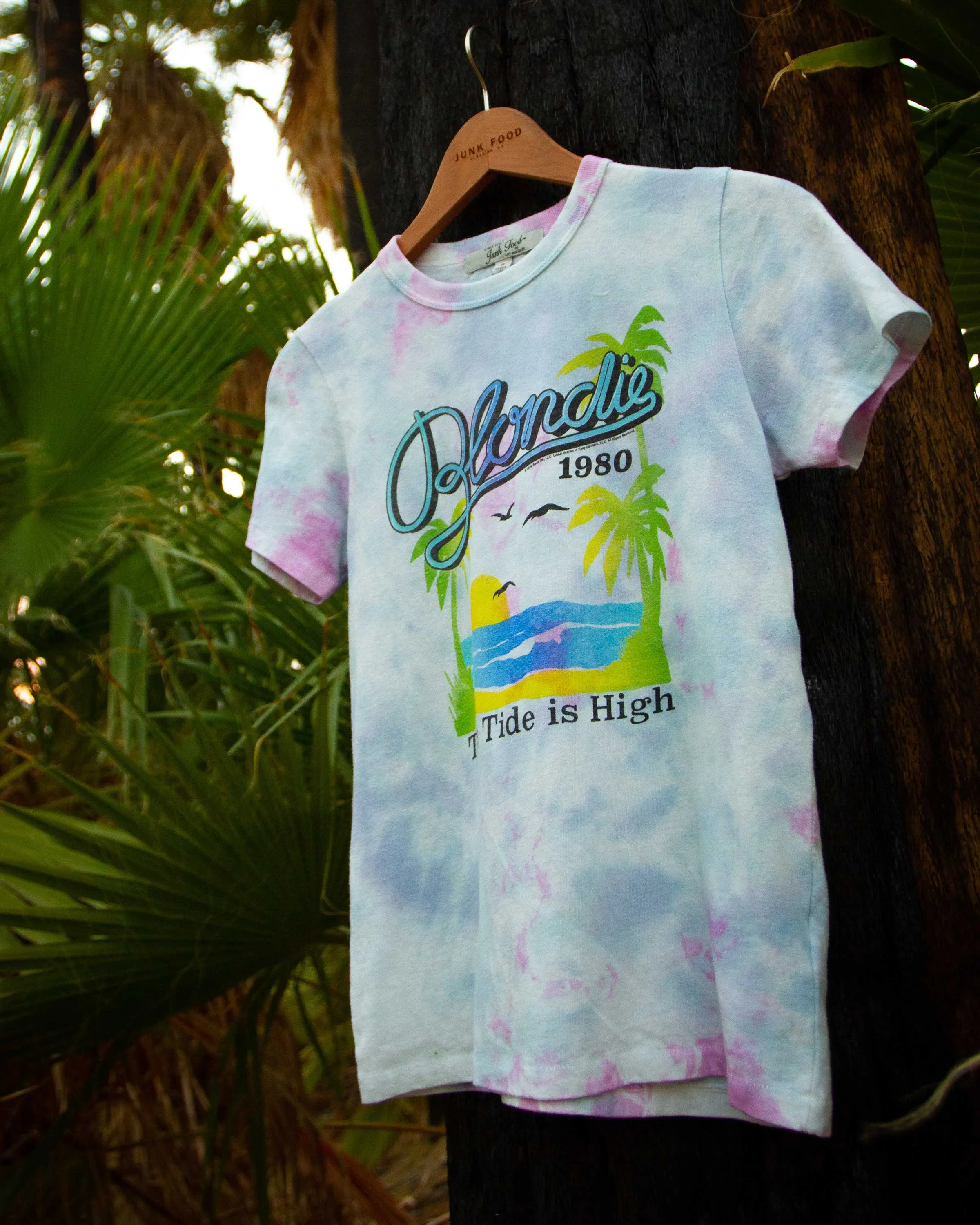 WOMENS BLONDIE TIDE IS HIGH TIE DYE ORIGINAL TEE