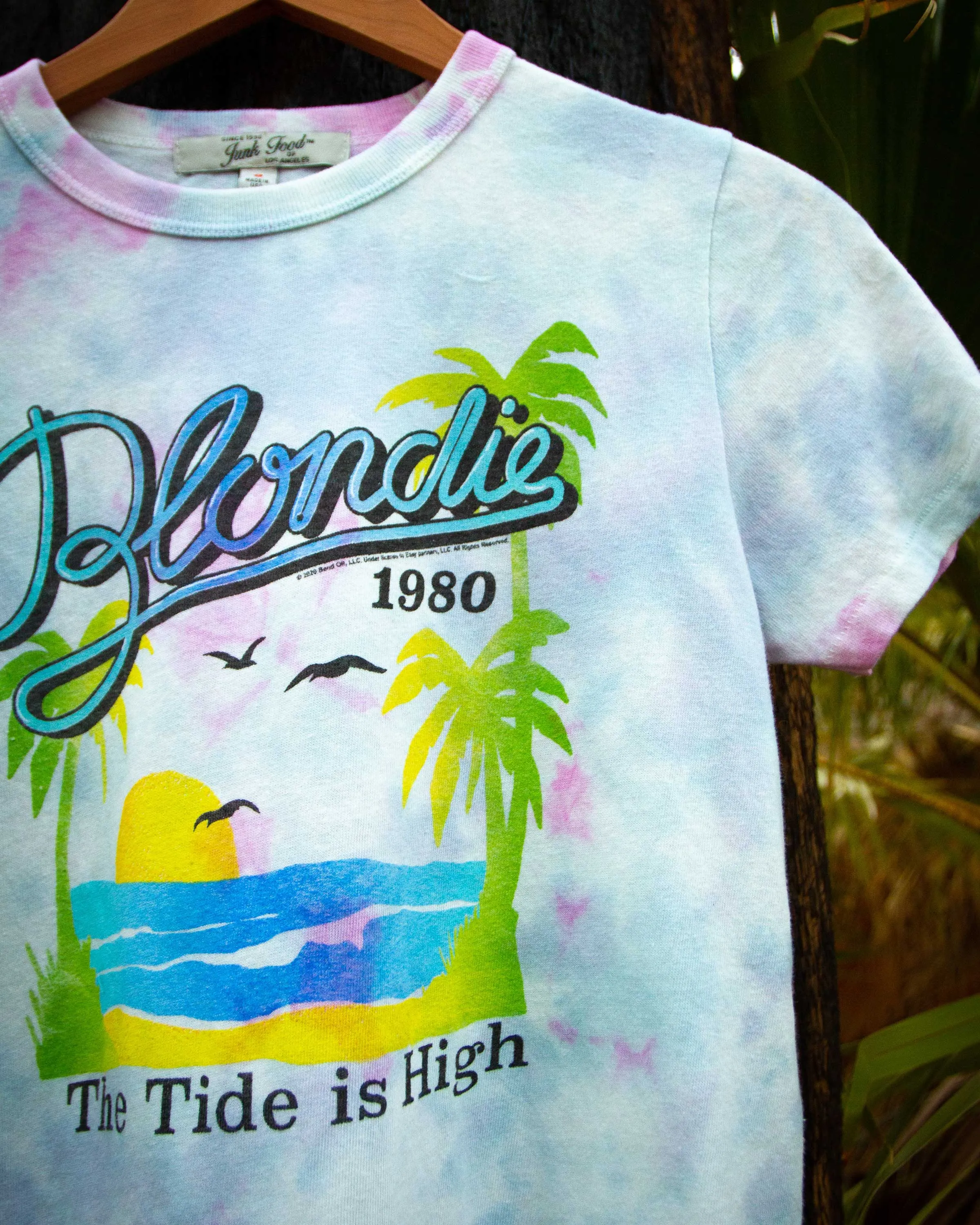 WOMENS BLONDIE TIDE IS HIGH TIE DYE ORIGINAL TEE